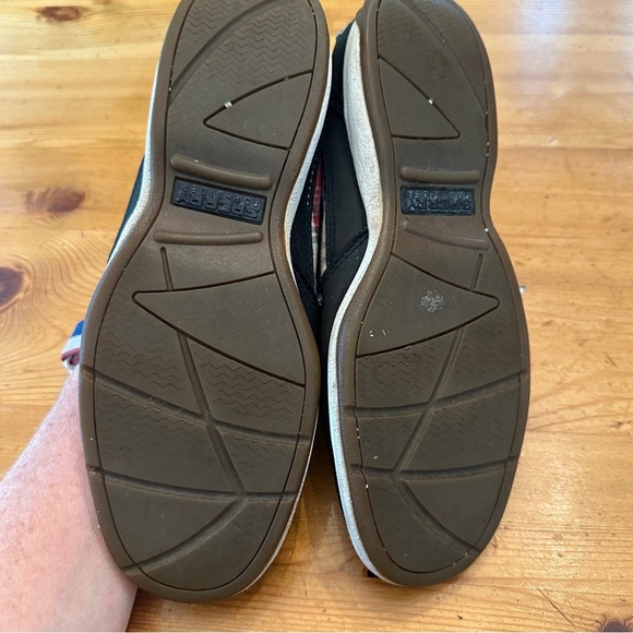 Sperry Top Sider Women's Plaid Boat Shoes dark brown size 8,5 - Picture 5 of 7